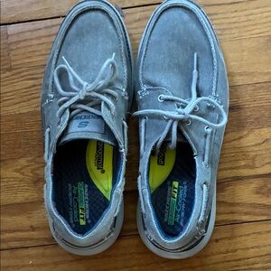 Skechers Men's Light Gray Boat Shoes